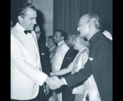 HE Mr. Richard Nixon, President of USA and
Dr. Ramnath Podar, Delhi